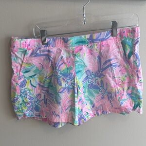 Lilly Pulitzer Ocean View Short It Was All A Dream Women’s Size large
